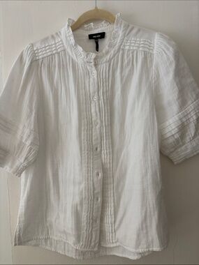 ME+EM cheesecloth top
